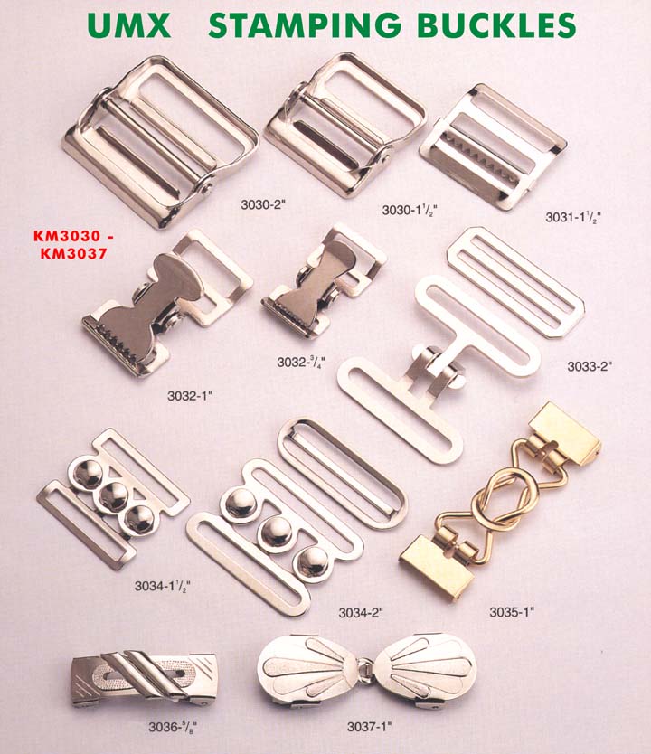large picture of two-piece combination stamping buckle set