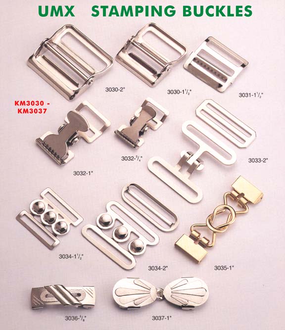 TYPES OF BELT BUCKLES AND FASTENINGS