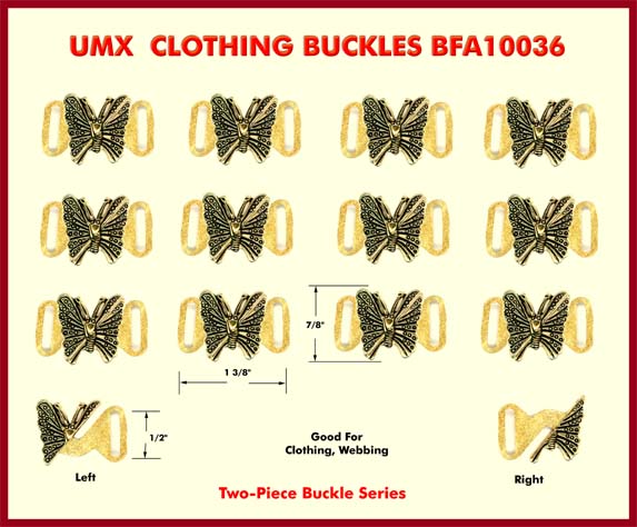 butterfly buckles, clothing buckles  bfa10036-8