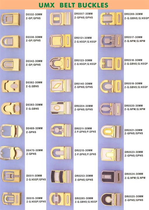 Buckles with clamp for belts, apparel, footwear, bags,industries and military
applications - D0332.