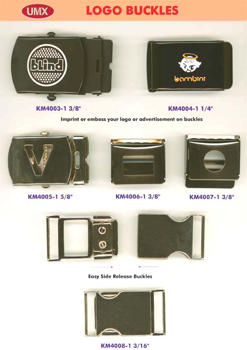 Best Logo Buckles, Side Release buckles For Custom Made Logo and Advertisement