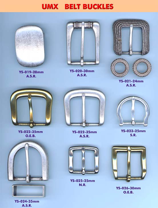 Buckle Series YS-019 to YS-026: Belt Buckles: Fashion Buckles: Jeans buckles: Shoe Buckles - Buckle Series