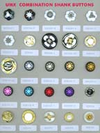 Series E fashion buttons: combination shank buttons, polyester buttons, ABS buttons, plastic buttons, metal buttons, nylon buttons.