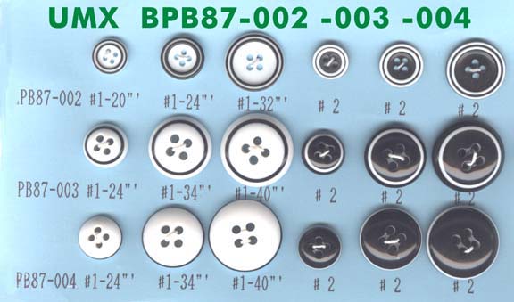 polyester button bpb87-002-004-8 series