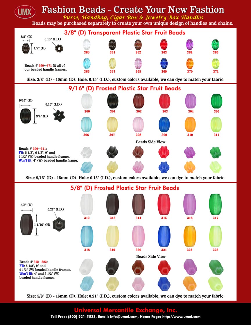 Plastic Beads and Plastic Bead Supplies: From Factory Direct Plastic Bead Store.