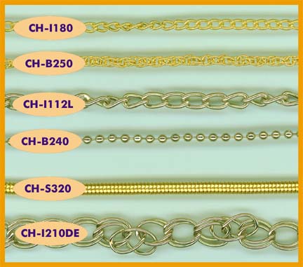 Fashion Chain Series: Snake Chains, Ball Chains, Bead Chains, Tag Chains