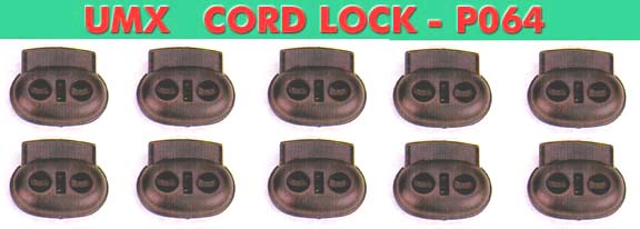 Cord Lock: Oval Round Shape - Two-Hole Cord Lock, Cord Fastener - P064