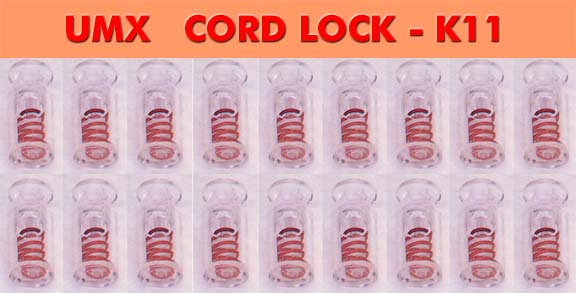 Clear Transparent Color cord lock, cord Fastener, cord stopper -k11