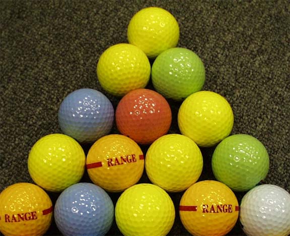 >Color Golf Balls: Blank, White, Black, Red, Yellow, Blue, Green Color Golf Balls