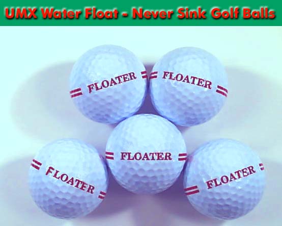 The water float golf balls, never sink golf balls