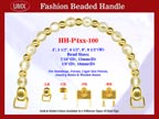 Beaded Purse Handles HH-P4xx-100 For Evening Purse