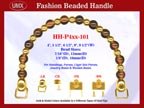 Beaded Purse Handles HH-P4xx-101 For Evening Purses