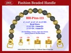 Beaded Purse Handles HH-P4xx-123 For Wedding Purse