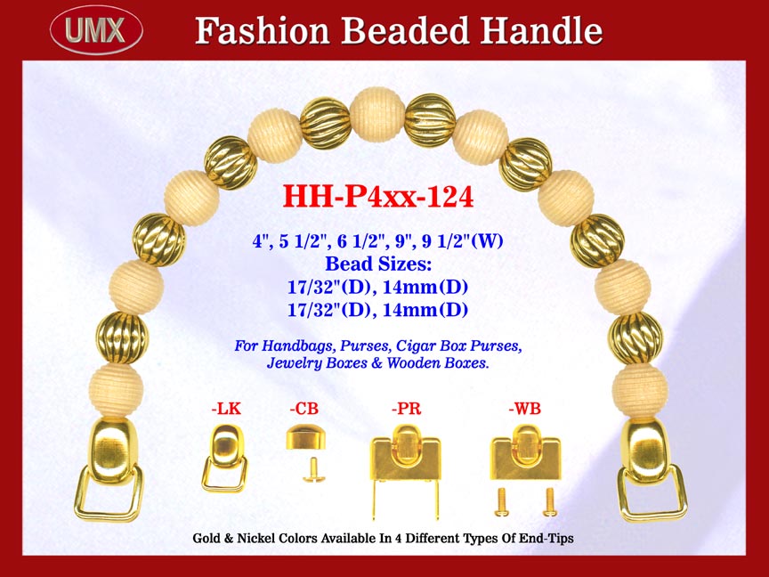 Beaded Purse Handles HH-P4xx-124 For Lady Purses