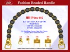 Beaded Purse Handles HH-p4xx-187 For Fabric Purse