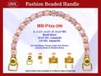 Designer Purse Handle HH-p4xx-200 For Beaded Designer Purses