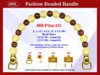 Beaded Purse Handles HH-P4xx-237 For Fabric Purse