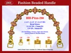 Bone Beads Handbag Handle, Antique Beads Purse handle HH-Pxx-290 Designer Purse Hardware