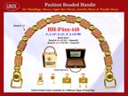 Wholesale Handbag Handle HH-Pxx-449 With Pillow Bead Pattern Bali Beads