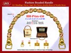 Wholesale Handbag Handle HH-Pxx-450 With Art Crafted Bali Beads, Symbolic Bali Beads