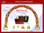 Wholesale Designer Purses Handles HH-Pxx-457 With Wholesale Nugget Beads and Wholesale Pottery Beads