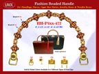 Wholesale Cigar Purse Handle Supply: HH-Pxx-472 With Wholesale Bone Beads and Wholesale Bali Beads