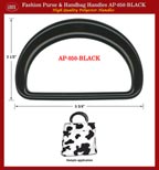 AP-050: handbag: plastic handle AP050 black color model