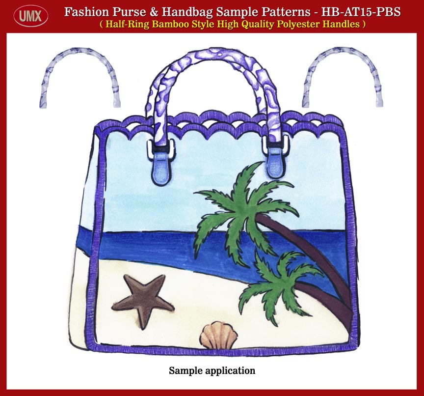 HB-AT15PBS-PTN-A Fashion Purse and Handbag Sample Patterns