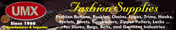 Fashion Accessories, Buttons, Buckles, Fasteners, Novelties, Trims, Labels