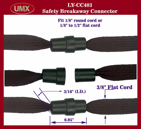 LY-CC403 Safety Breakaway Connector For Safety
Lanyard.