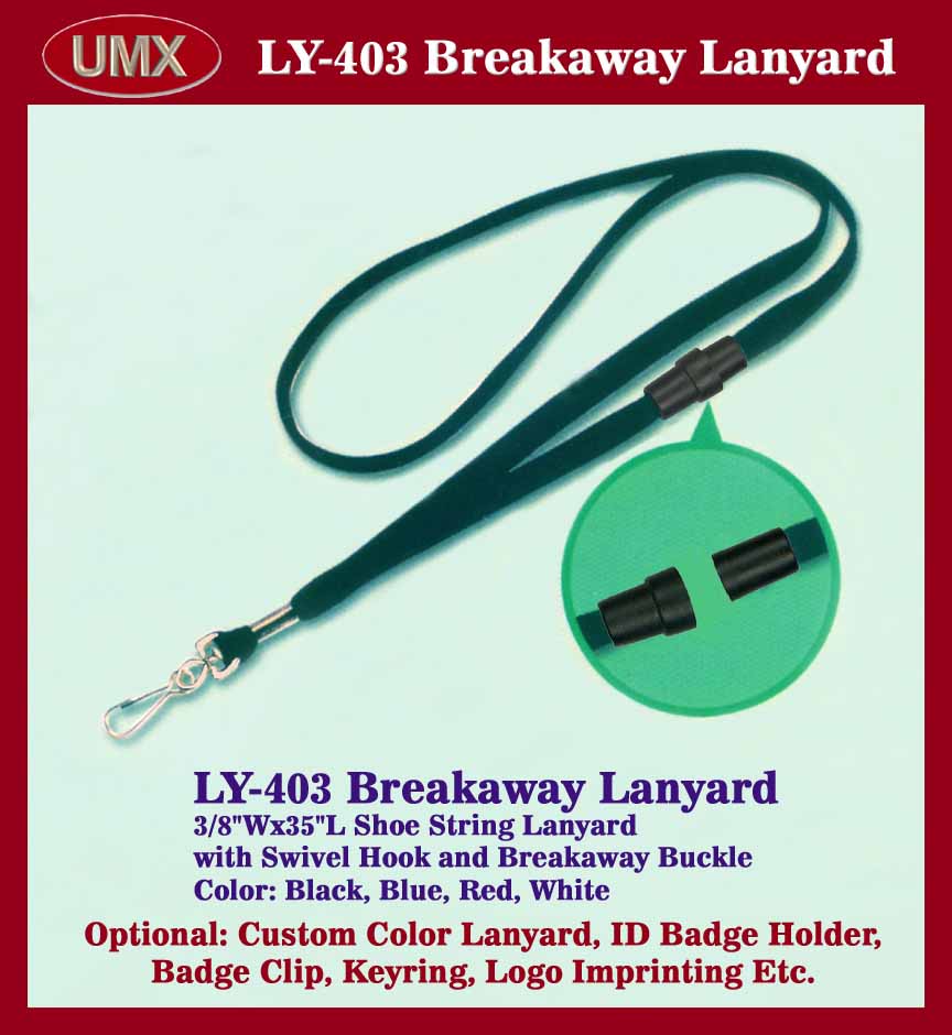 Large Picture: LY-403 Cheapest Safety Lanyard, Breakaway Lanyard for School, Trade Show, Party and
Meeting