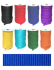 5/8" Heavy Duty and High Quality Flat, Plain Color Polyester Straps.