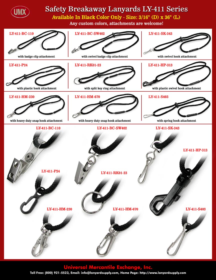 Heavy Duty Attachment Safety Lanyards