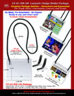 Super low cost pre-assembled ID  holder lanyard package.