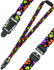 3/4" USA Landmark and Paw Print Quick Release and Safety Breakaway Snap Closure Lanyards