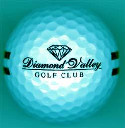 diamond valley golf club - logo golf balls