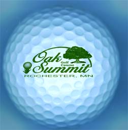 oak summit golf club logo golf balls