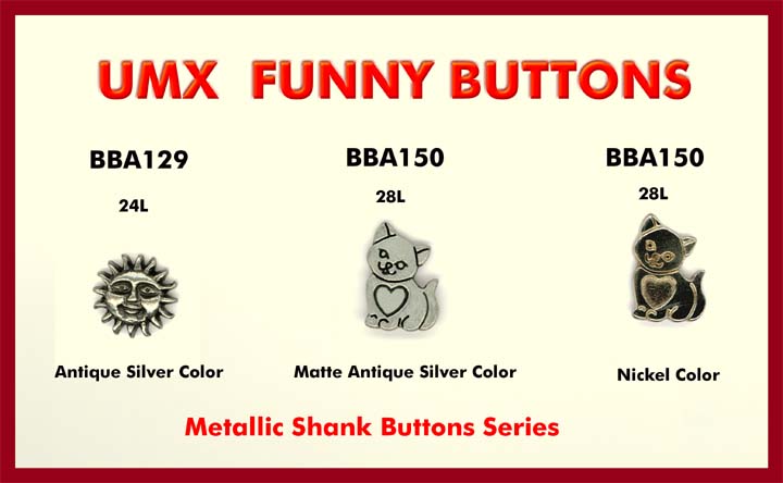 novelty buttons, sun buttons, kitty buttons bba129-150-cat-sun