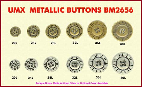 metalic buttons BM2656