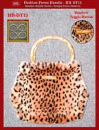 Fashion Designer Handbag and Purse Patterns - D-Shape handles and bamboo