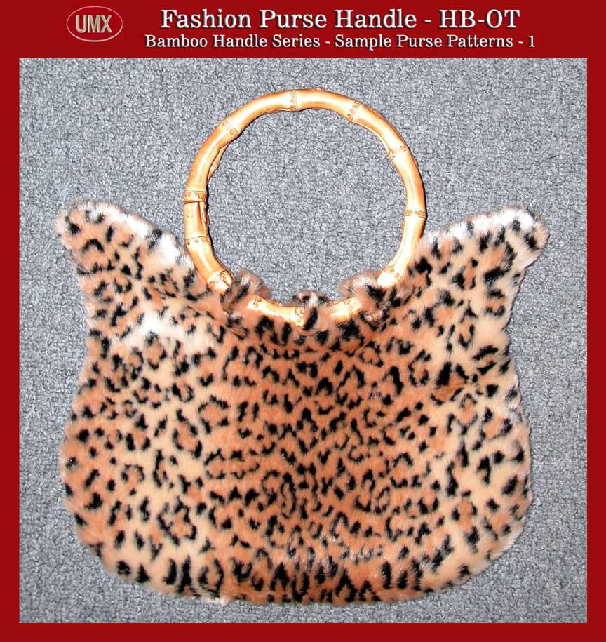 Fashion Designer Purse and Handbag Pattern - Round O-Shape handle Series