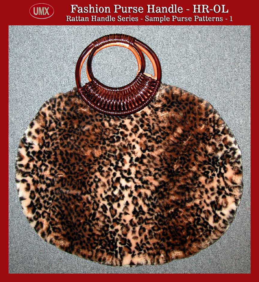 Fashion Designer Purse and Handbag Pattern - Round O-Shape Rattna Handle Series - Pattern
1