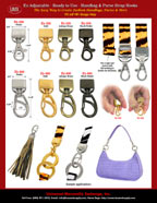 Strap Hook Catalog: Ez-Adjustable Handbag and Purse Strap Hooks: For Leather, Plastic and Fabric Straps.